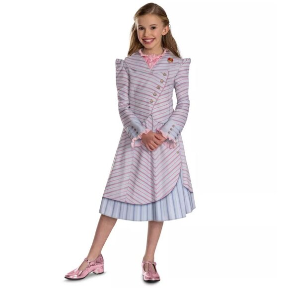 NBCUniversal Girls' Wicked the Musical Glinda Upland Shiz Classic Costume Dress - Picture 1 of 13